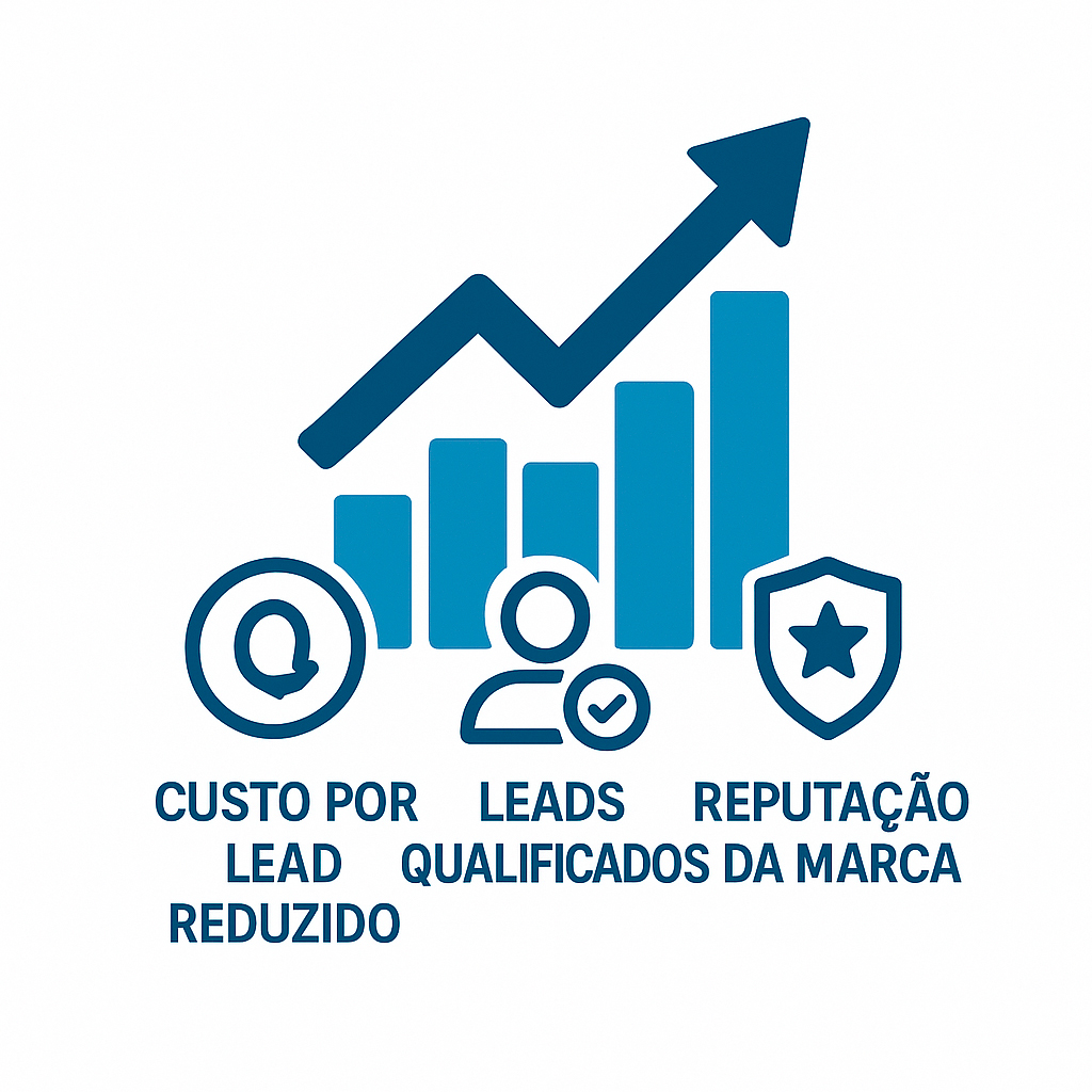 Gráfico de crescimento com uma seta pra cima